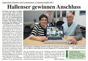 Artikel Sonntagsnachrichten Halle April 2011 - Hallenser gewinnen Anschluß